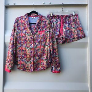 Anthropologie pajama set